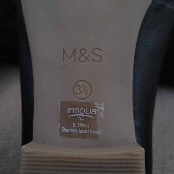 M & S COLLECTION GENUINE LEATHER BALLERINA FLATS - Picture 12 of 13